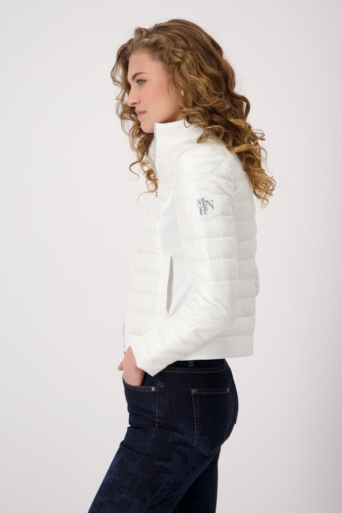 
                  
                    Monari  Quilted Stand up  collar Jacket -Sandshell
                  
                