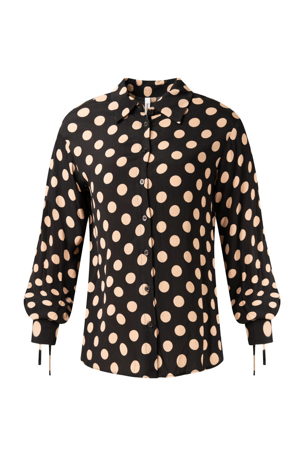 Adela Top Latte Polkadot