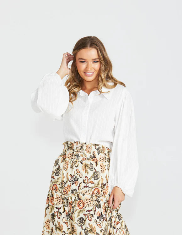 Adeline Shirt -White