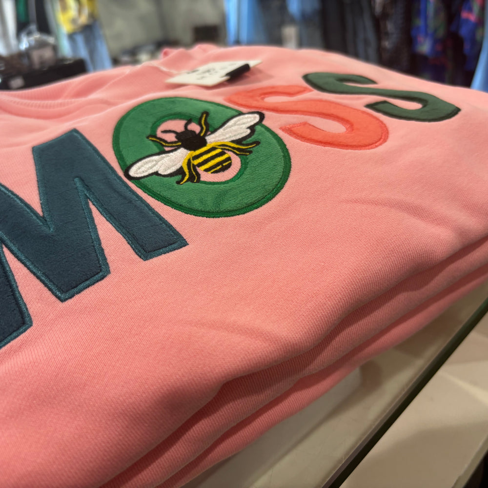 
                  
                    MOSS BEE STRIPE SWEATSHIRT PINK
                  
                