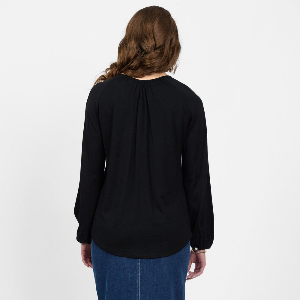 
                  
                    4466 Vassalli Merino Round Neck Top -Midnight
                  
                