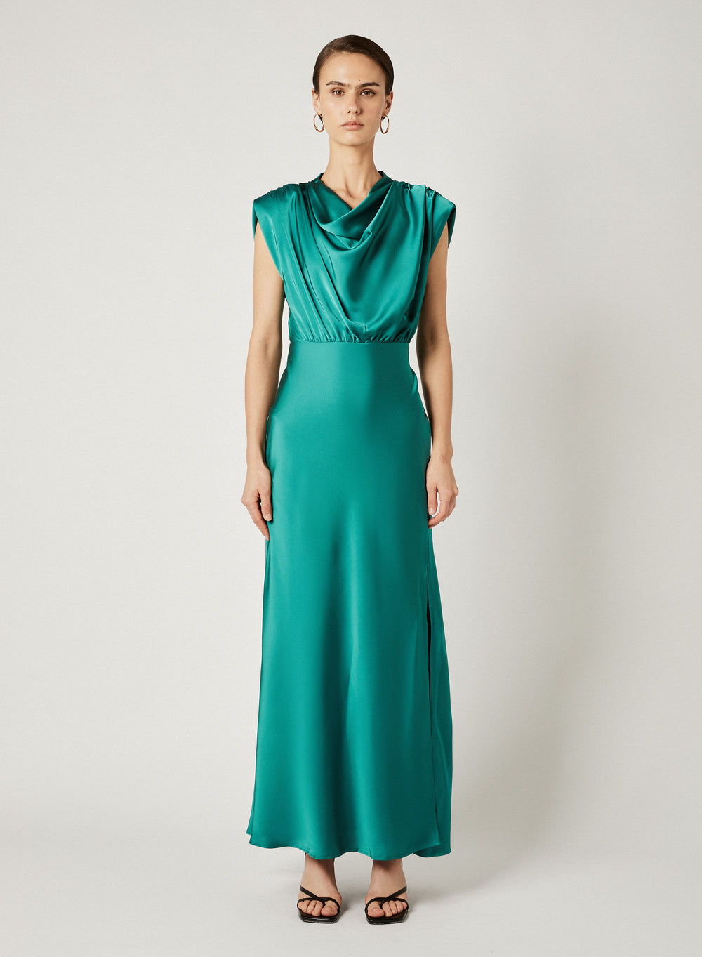 UTOPIA MIDI DRESS - JADE