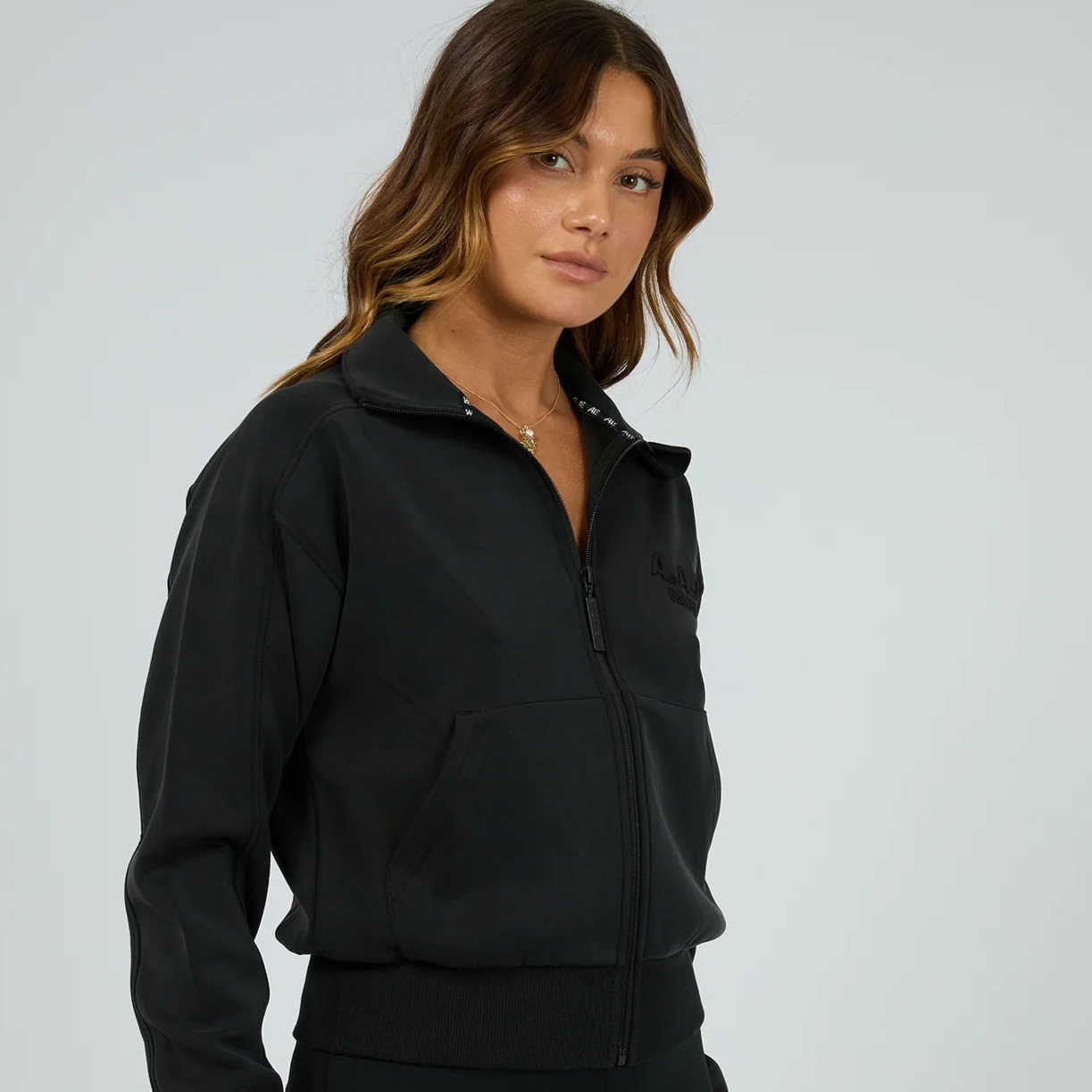 
                  
                    Luxe Active Zip Through -Black
                  
                