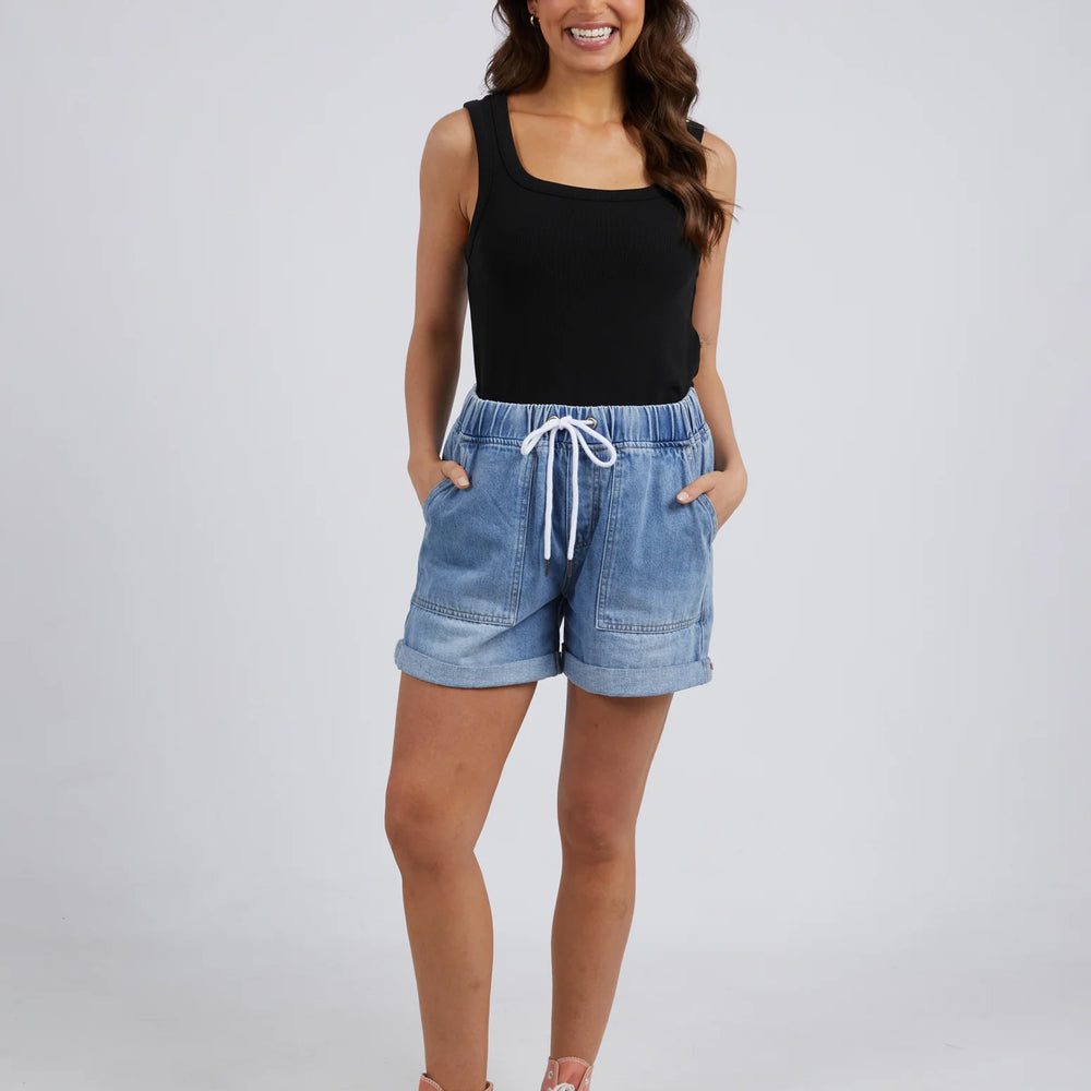 
                  
                    Emma Relaxed Denim Short
                  
                