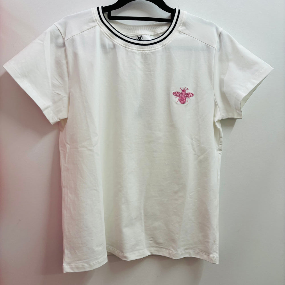 
                  
                    MOSS Bee Tee -White/pink bee
                  
                