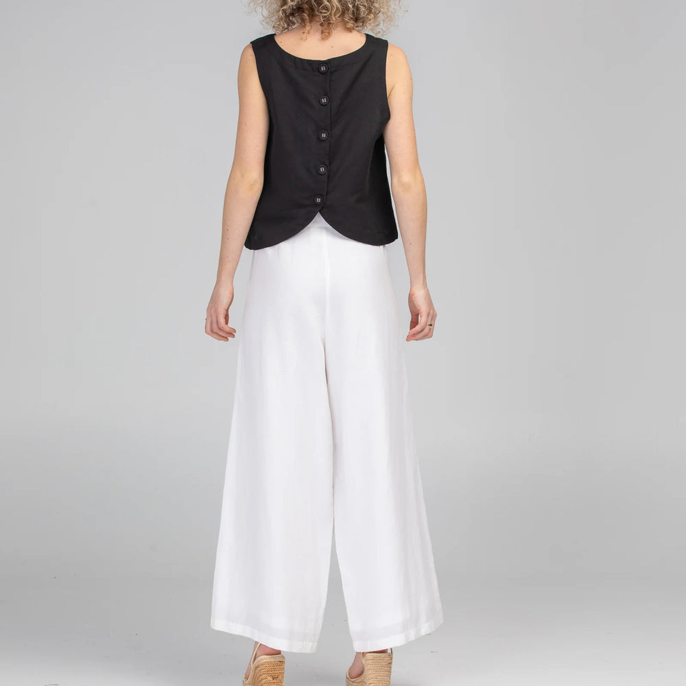 
                  
                    Rose Linen Top Black
                  
                