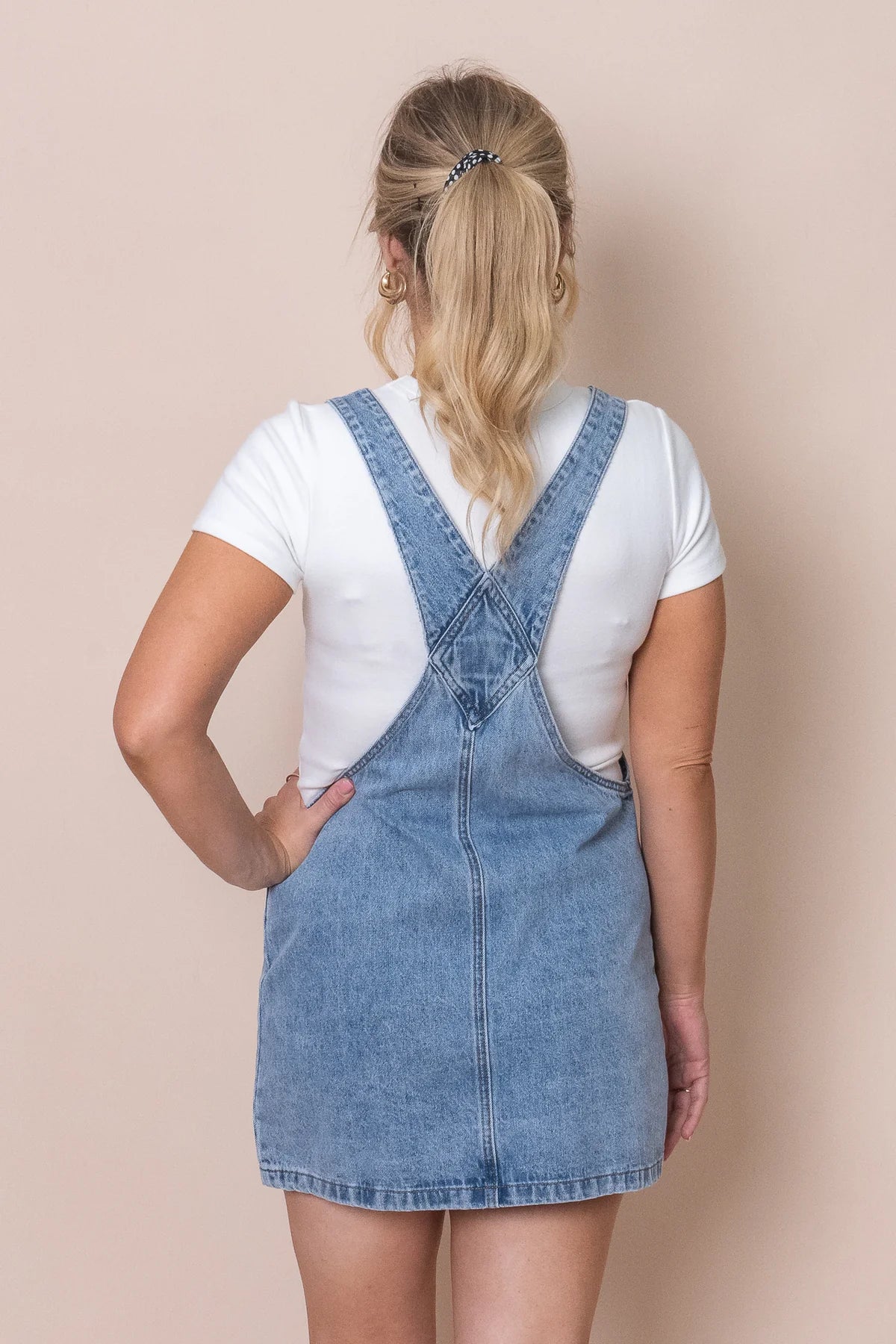 
                  
                    Vianna Pinafore in Light Blue
                  
                