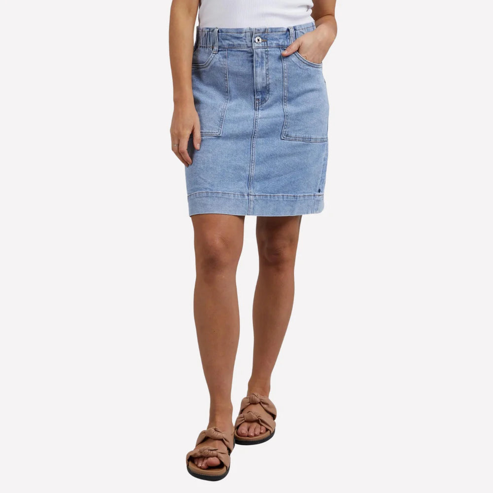 
                  
                    Atlas Denim Skirt (Light Wash)
                  
                