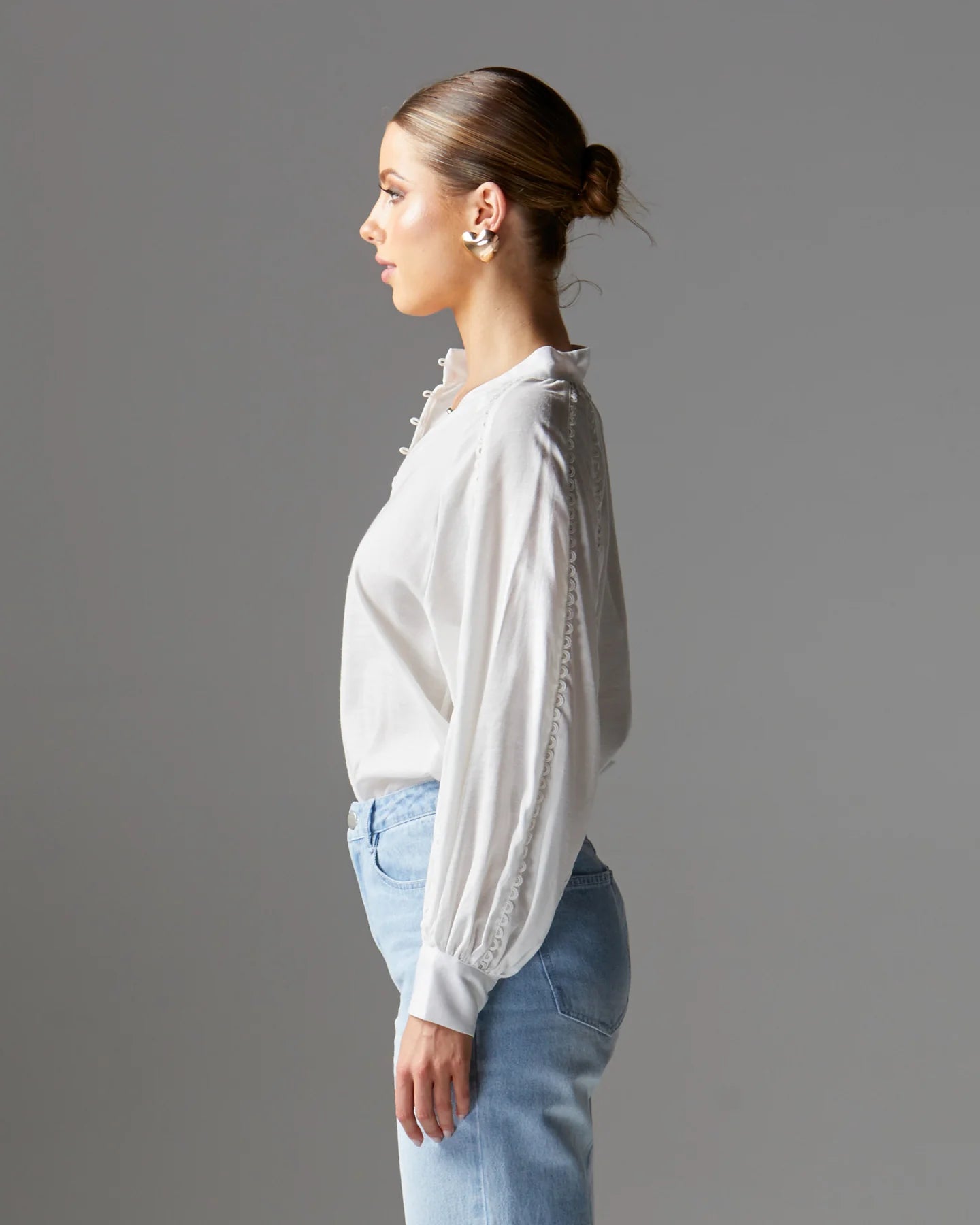 
                  
                    Berry Kiss Blouse - Ivory
                  
                