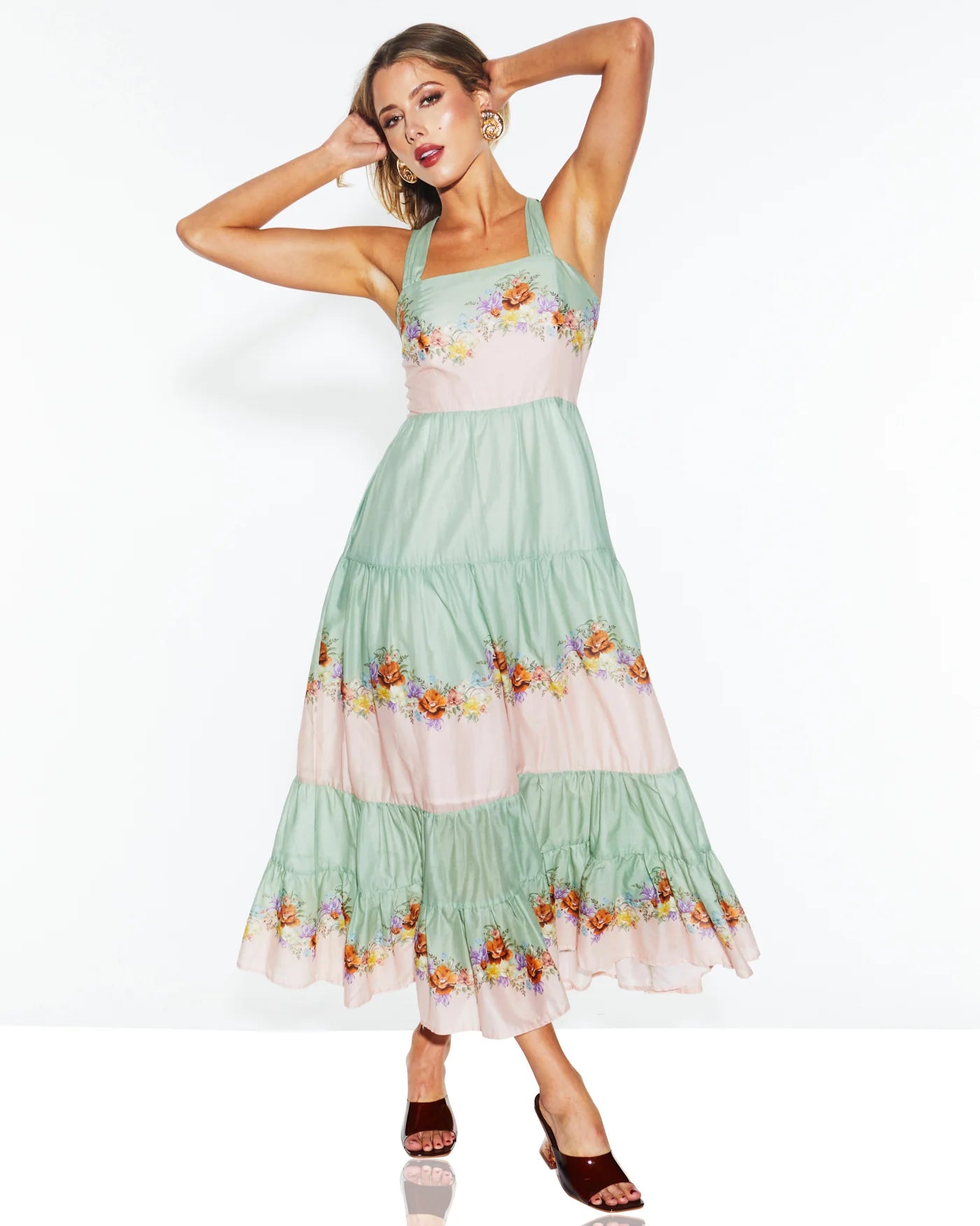 
                  
                    Hollyhock Maxi Dress - Floral Eye
                  
                