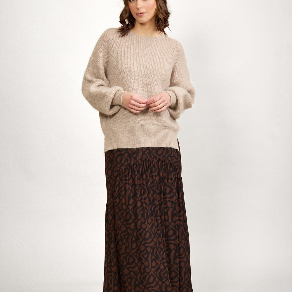 
                  
                    Milan Skirt -Mocha
                  
                