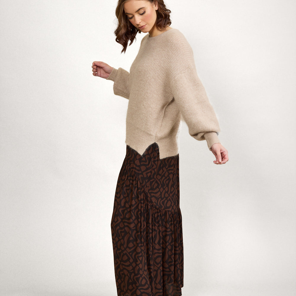 
                  
                    Milan Skirt -Mocha
                  
                