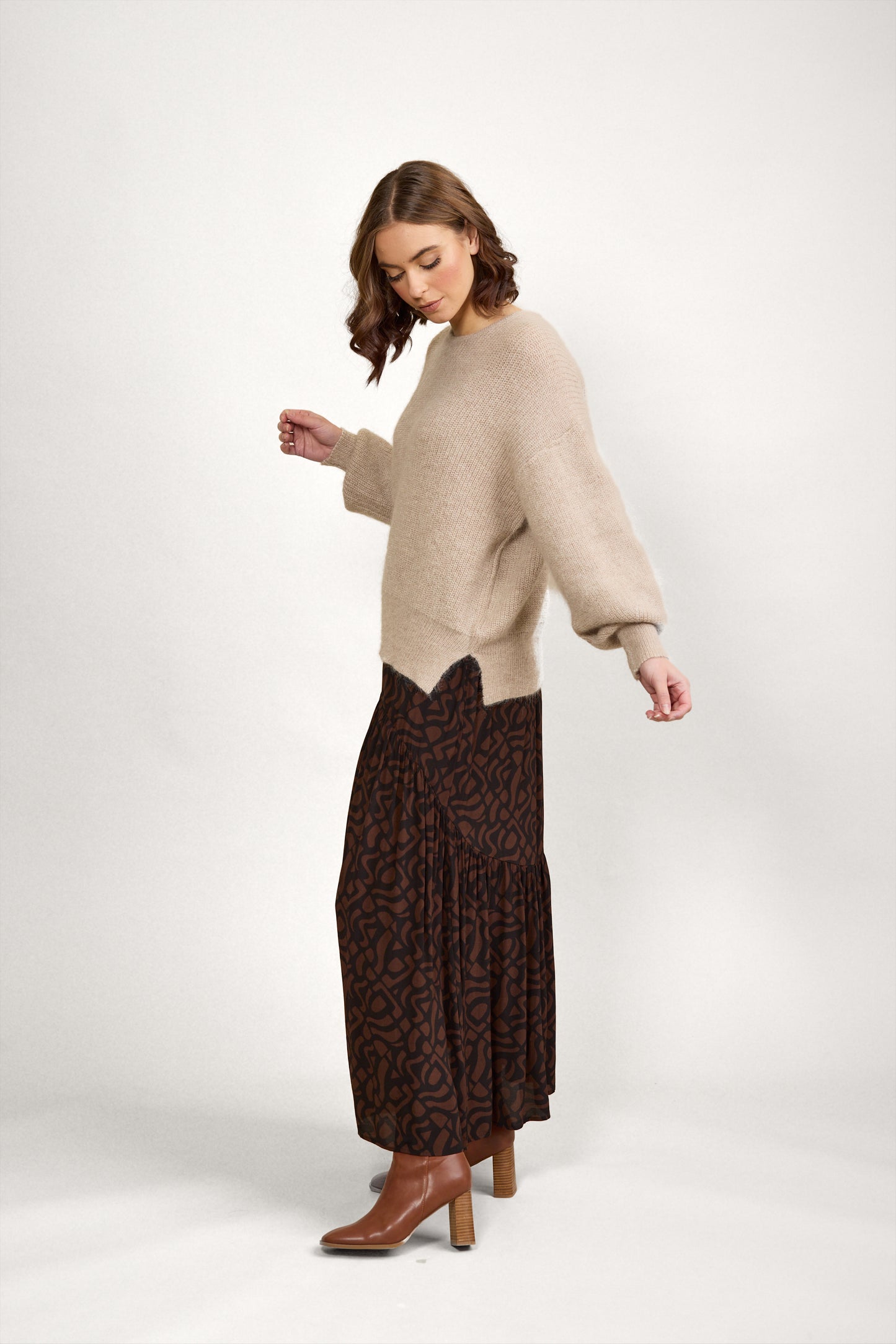 
                  
                    Milan Skirt -Mocha
                  
                