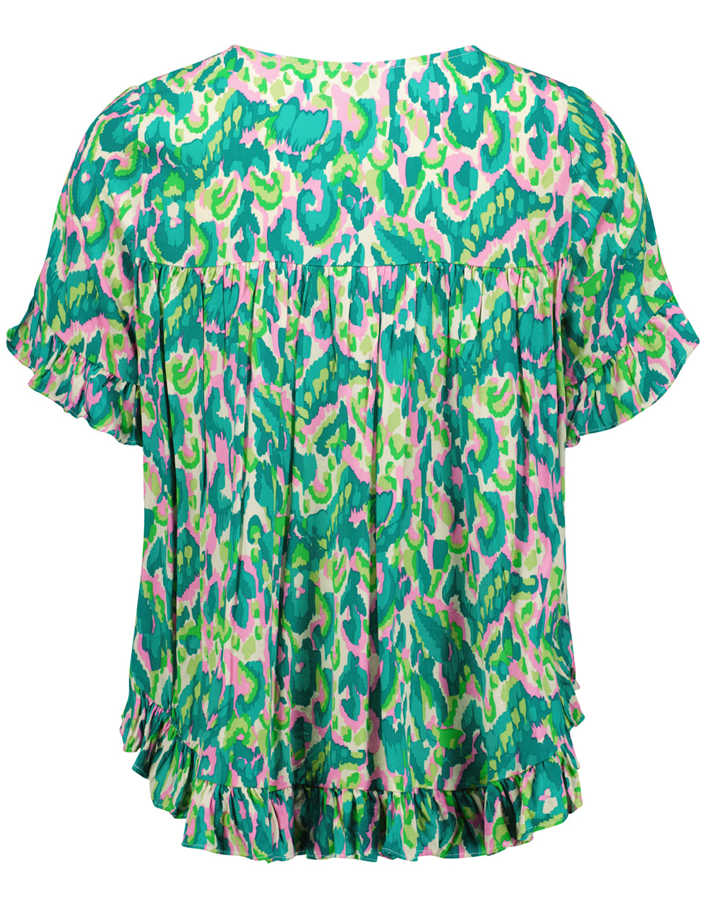 
                  
                    Madelaine Top Teal Print
                  
                