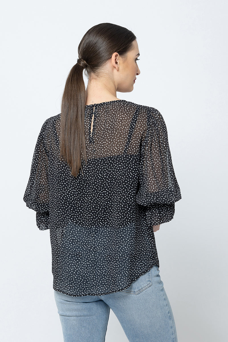 
                  
                    Magnificent Top -Black Polka
                  
                