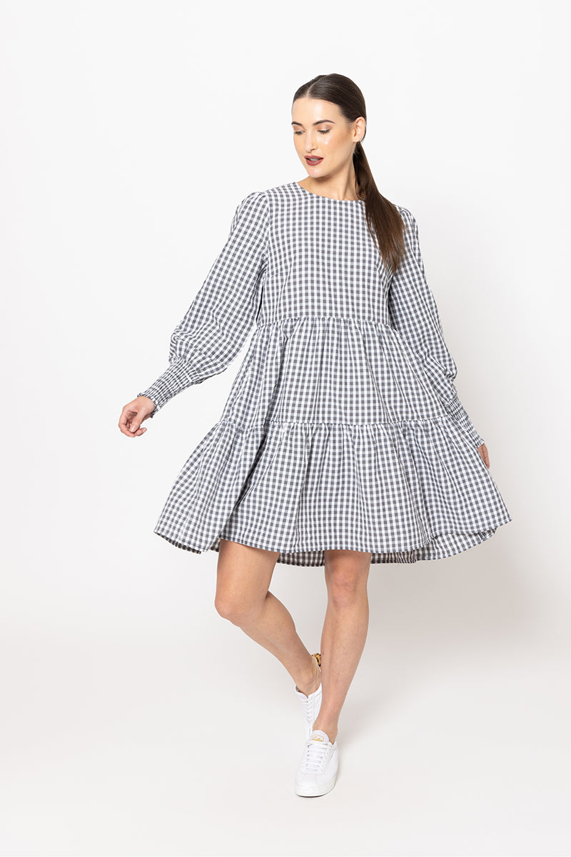 
                  
                    Maddy Dress -Texture Check
                  
                