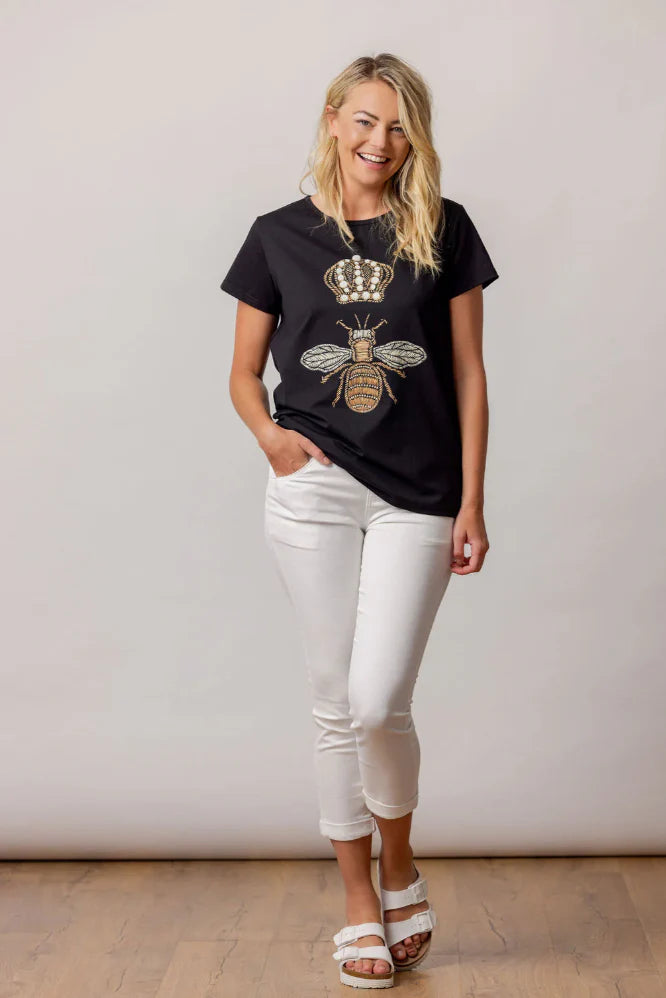 MOSS Queen Bee Tee -Black