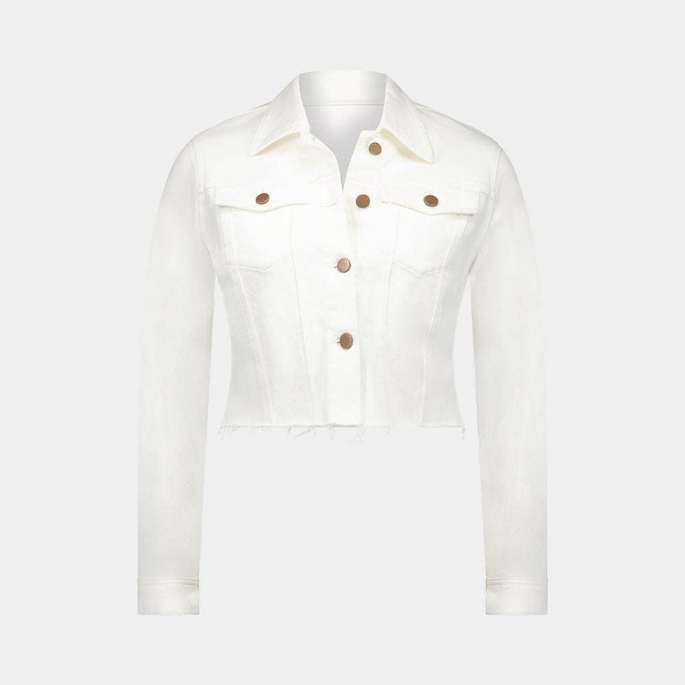 
                  
                    Selina Denim Jacket Off White
                  
                