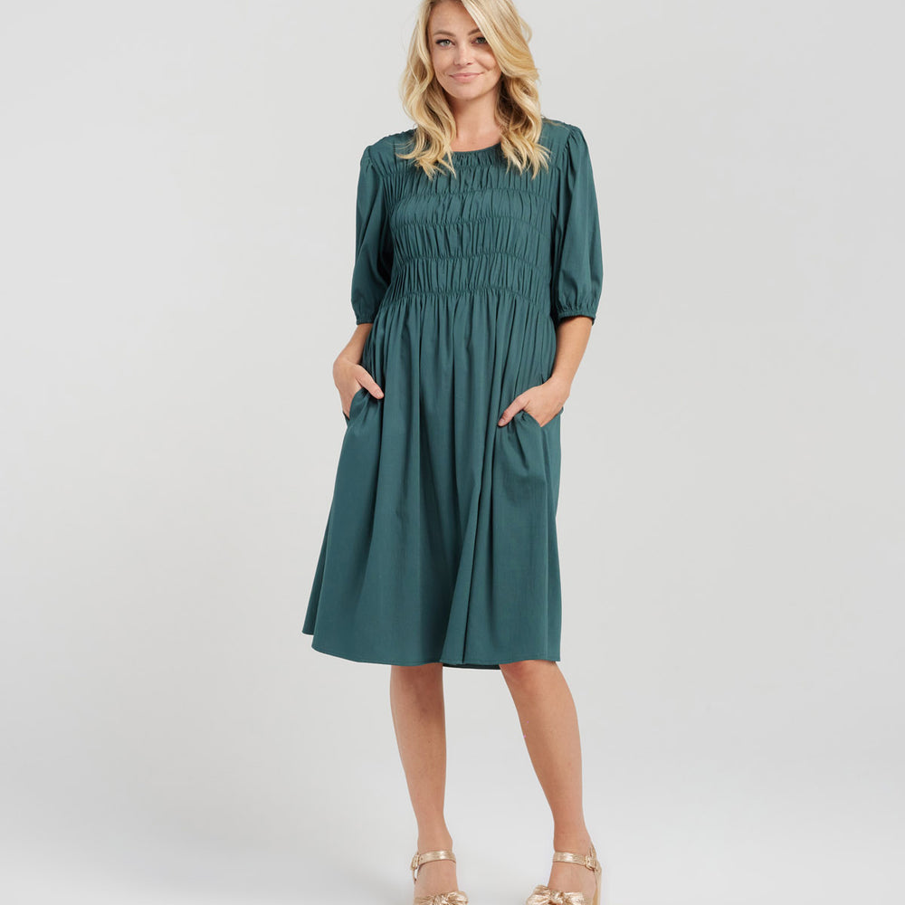 
                  
                    Sienna Dress Deep Green
                  
                