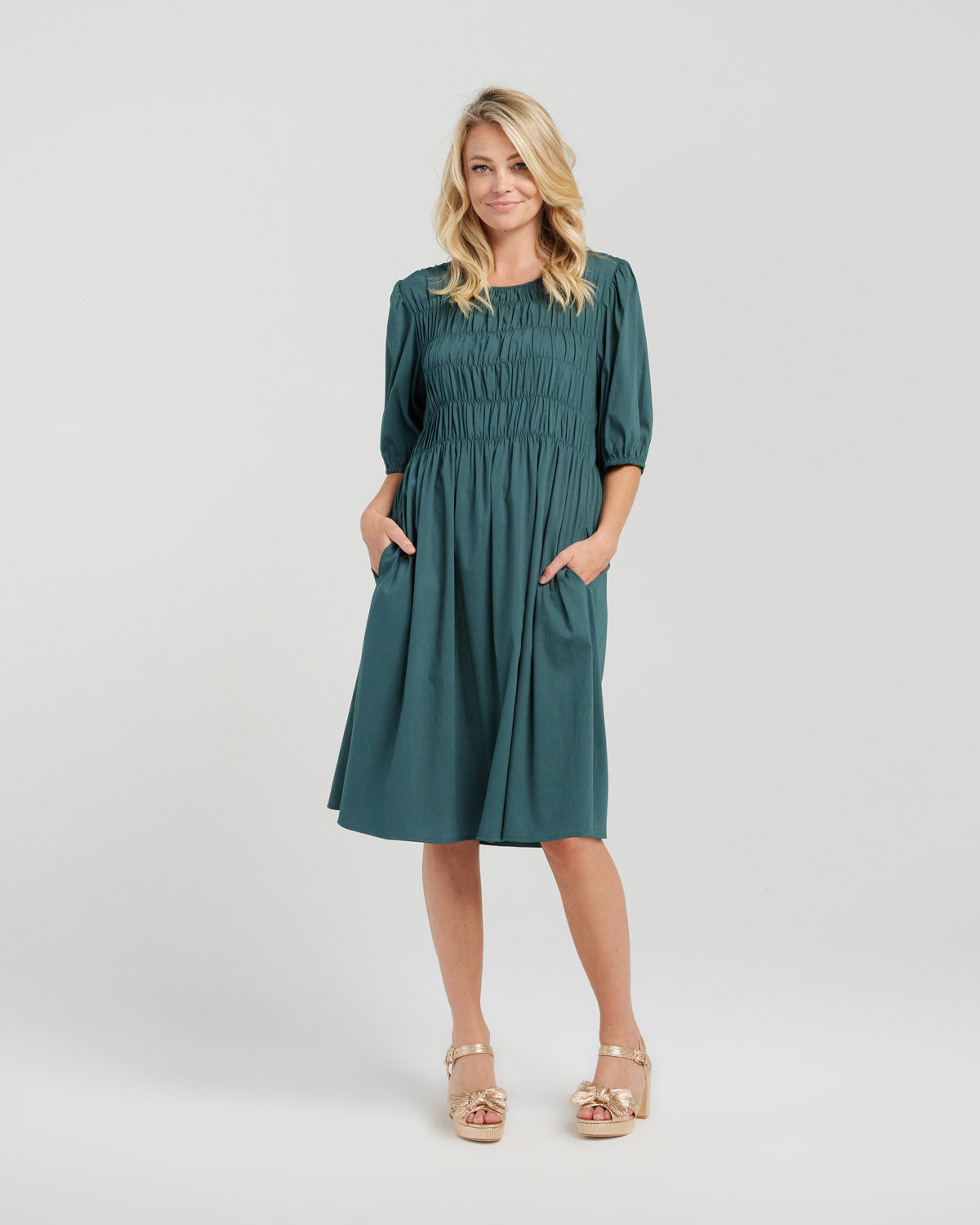 
                  
                    Sienna Dress Deep Green
                  
                