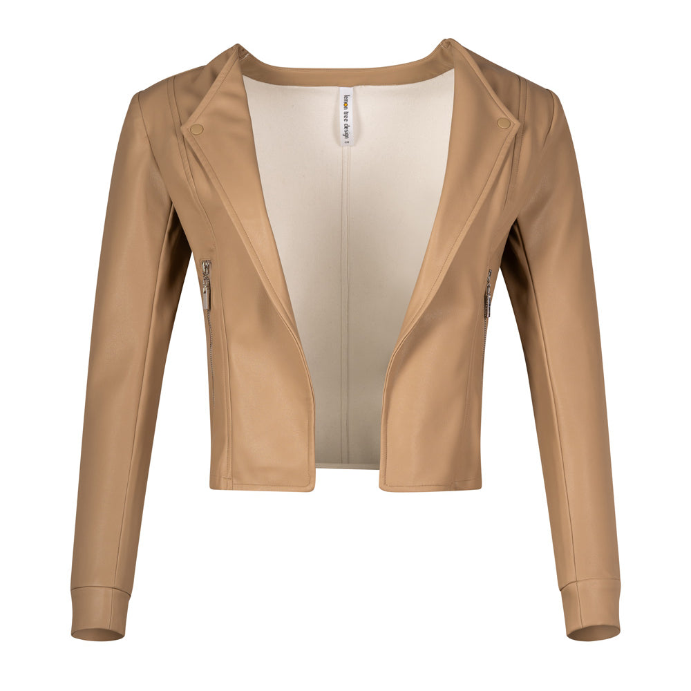 
                  
                    Mika Faux Leather Jacket Latte
                  
                