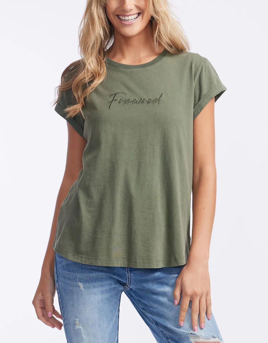 
                  
                    SIGNATURE TEE -Khaki
                  
                