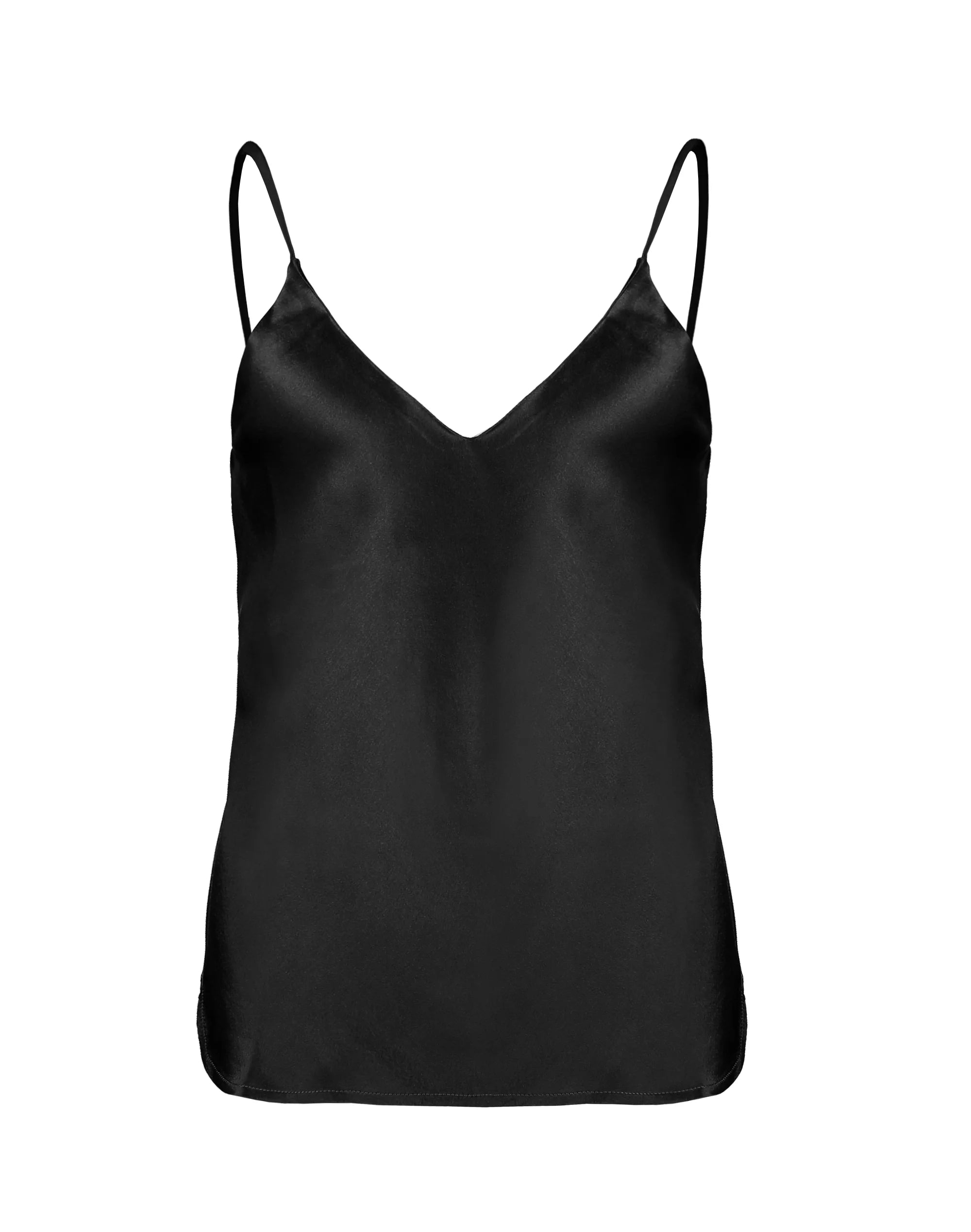 Liquid Satin Cami Black – Viva La Moda